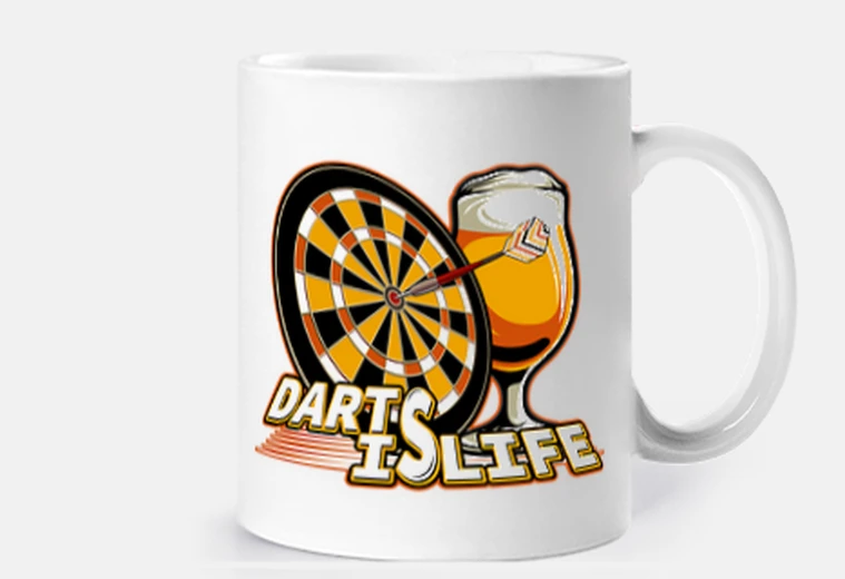 Cup dars and beer is life mug