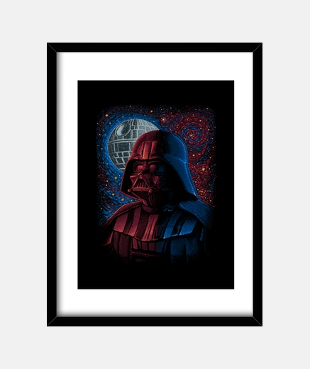 Framed darth portrait vertical frame 3: 4 (30 x 40 cm)