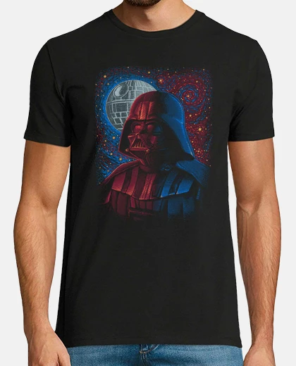 T-shirt darth ritratto