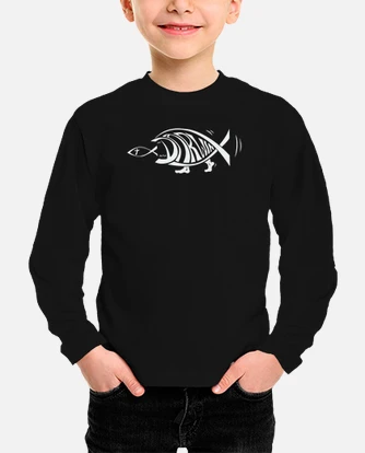 Darwin Fish Theme Shirt Evolution