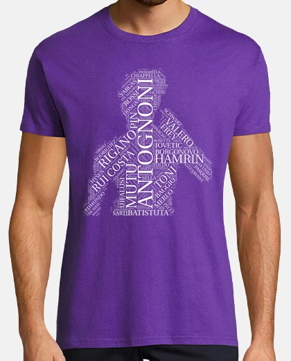 Tee-shirt david créé les noms des joueurs florentins