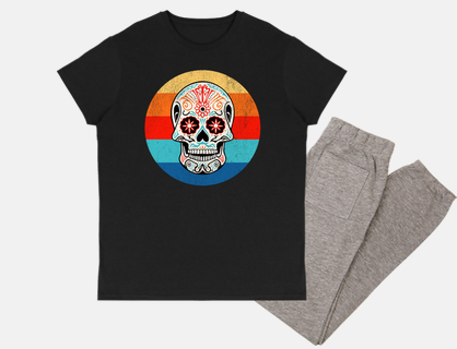 Day of the Dead retro style