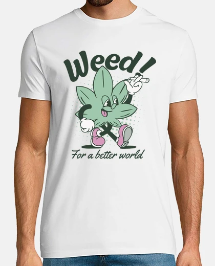 Tee-shirt de l39herbe pour un monde meilleur