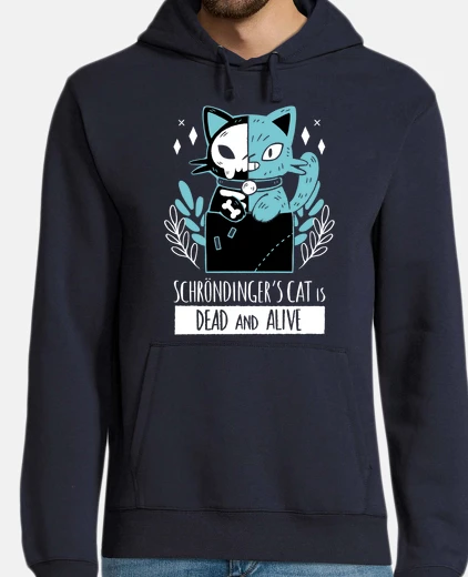 Hoodie Dead and Alive Cat