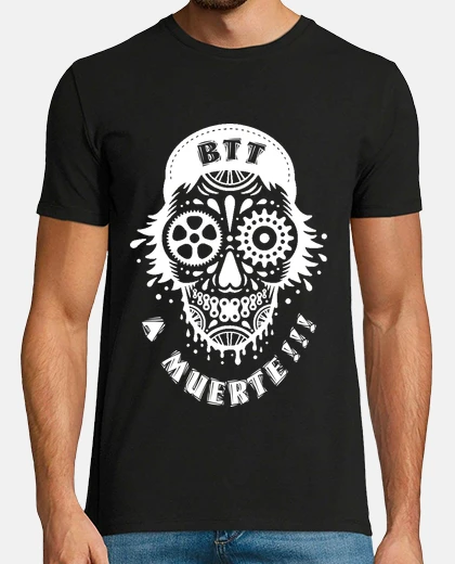 T-shirt Death blanc