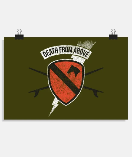 Póster DEATH FROM ABOVE  APOCALYPSE NOW