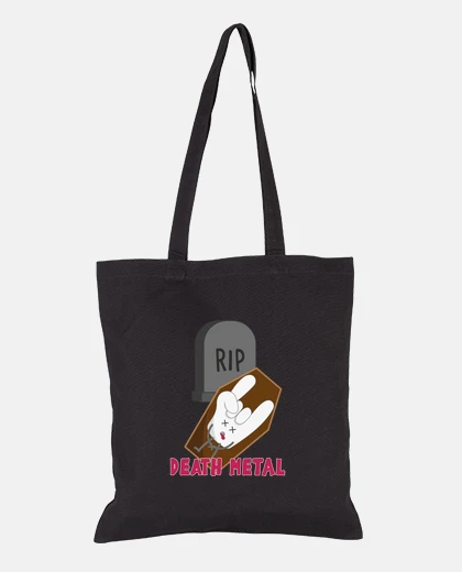 Bag death metal tote bag
