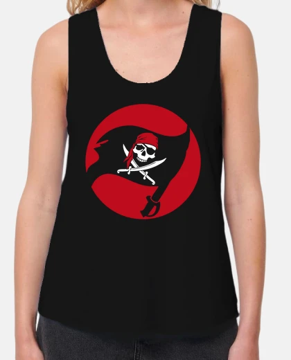 Tee-shirt Débardeur Femme - Jolly Roger Pirate Flag