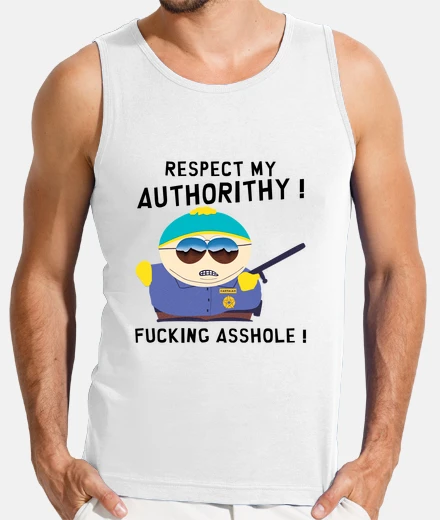 Tee-shirt Débardeur Homme - Cartman Respect My Authorithy