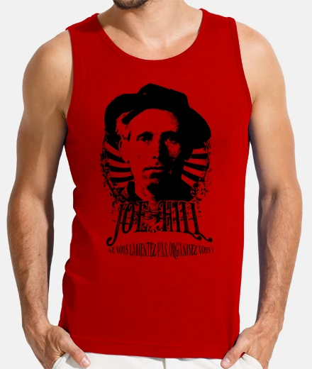 Tee-shirt Débardeur Rouge Homme - Joe Hill