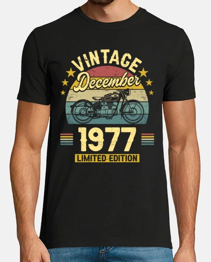 Tee-shirt Décembre 1977 45 Ans Anniversaire