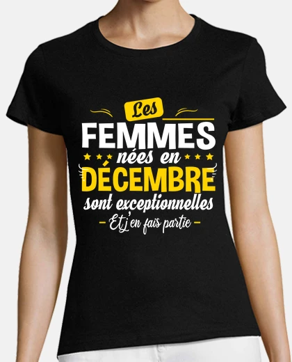 Tee-shirt Décembre anniversaire sagittaire capricorne