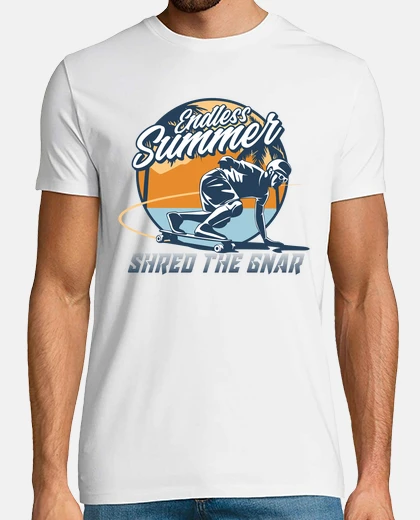 Tee-shirt déchiqueter le patin d39été sans fin gr