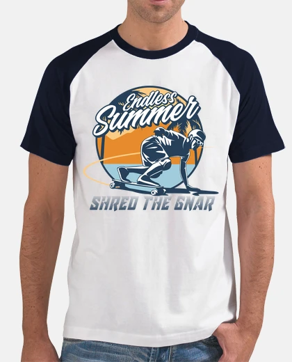 Tee-shirt déchiqueter le patin d39été sans fin gr