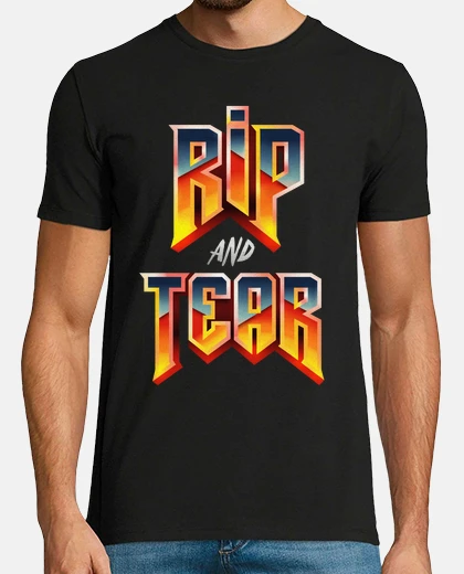 Tee-shirt déchirer and arracher