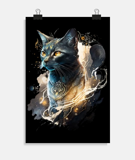 Poster decorazione poster di poster gatto nero