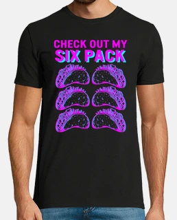 découvrez mon pack de six chemises rad 80s drôle taco amant gym entraînement fitness cadeau pour hom