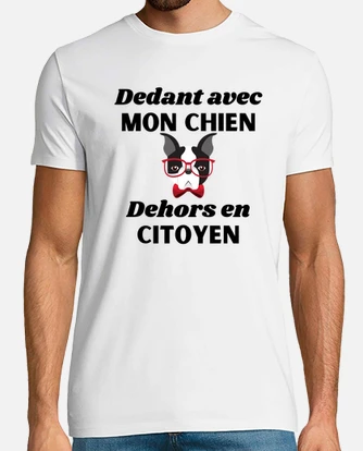 Dedant with my dog outside as a citizen tostadora