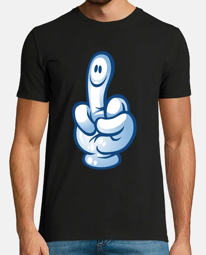 Camiseta dedo