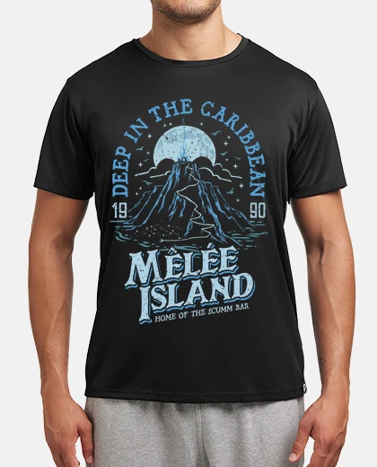 Camiseta Deep in the Caribbean blue