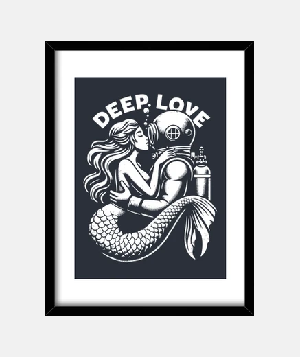 Cuadro Deep Love NODECO Ropa de buceo