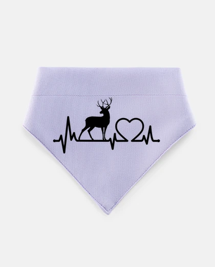 Mascotas deer electrocardiogram heart fun vegan