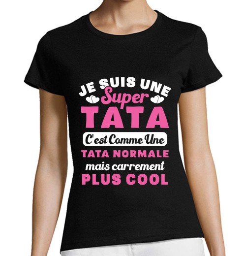 Camiseta Mujer Manga Corta un regalo de tía humor súper tía laTostadora - latostadora.com - Modalova