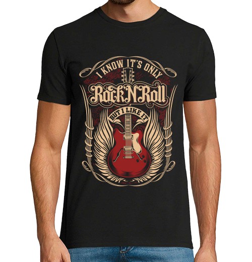 T-Shirt Uomo Manica Corta So Che Giochi Di Ruolo L39 Only Rock-image