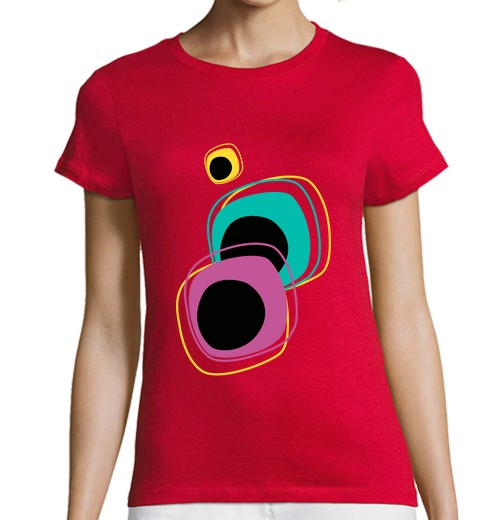 Camiseta Mujer Manga Corta 3 ojos colores estilo vintage laTostadora - latostadora.com - Modalova