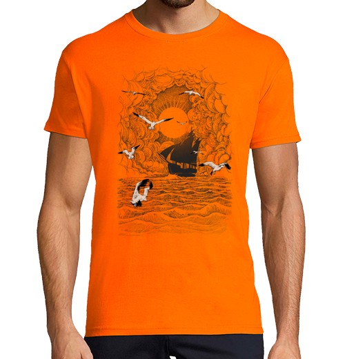 T-Shirt Uomo Manica Corta Prima Della Tempesta