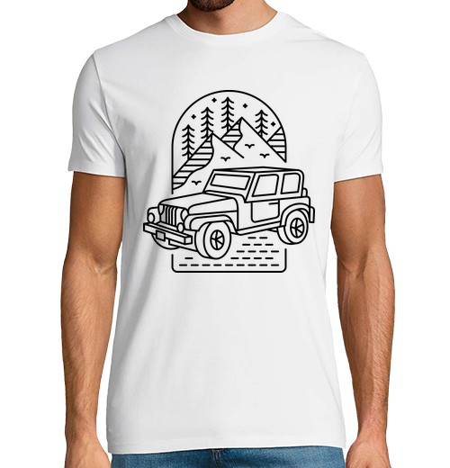 T-Shirt Uomo Manica Corta La Mia Jeep La Mia Avventura 4