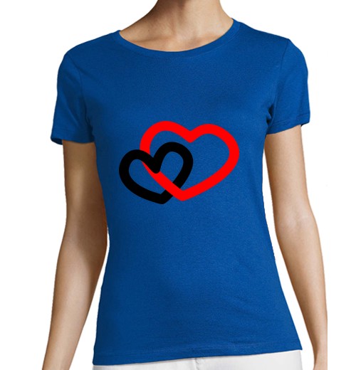 Camiseta Mujer Manga Corta Doble corazón laTostadora - latostadora.com - Modalova