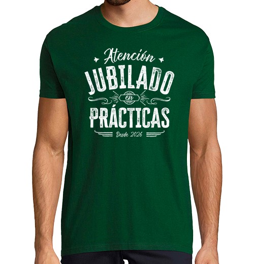 T-shirt uomo manica corta pensionato in prova 2026