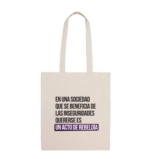 Borsa Di Tela Amore Significa Essere Ribelle - Borsa A Tracolla 100 Cotone-image