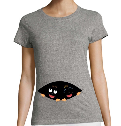Camiseta Mujer Manga Corta Ojos de bebés laTostadora - latostadora.com - Modalova