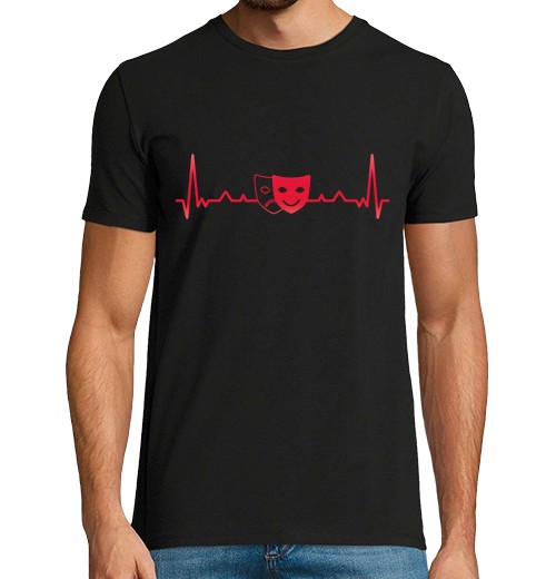 Camiseta Hombre Manga Corta regalo de navidad del teatro melpomene laTostadora