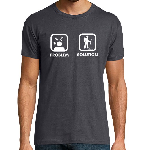 Camiseta Hombre Manga Corta Problem Solution Trek laTostadora - latostadora.com - Modalova