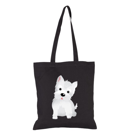 Bolsa De Tela Bolsa de tela Westy dog laTostadora