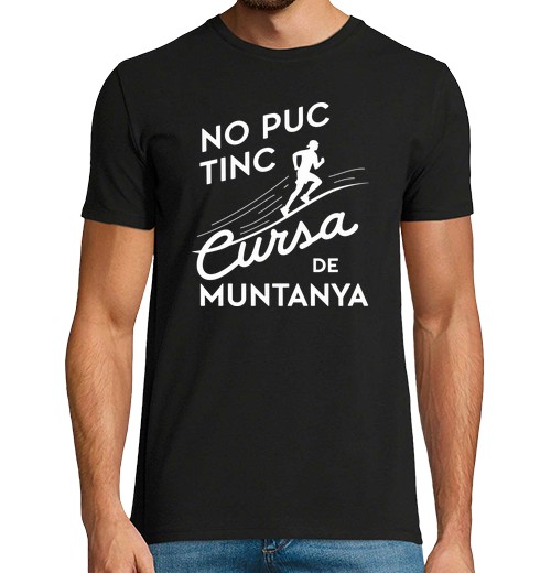 T-shirt uomo manica corta Non posso fare una gara in montagna