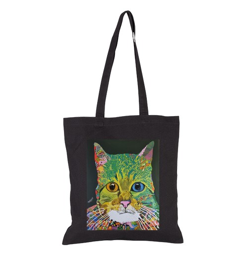 Bolsa De Tela gato verde laTostadora