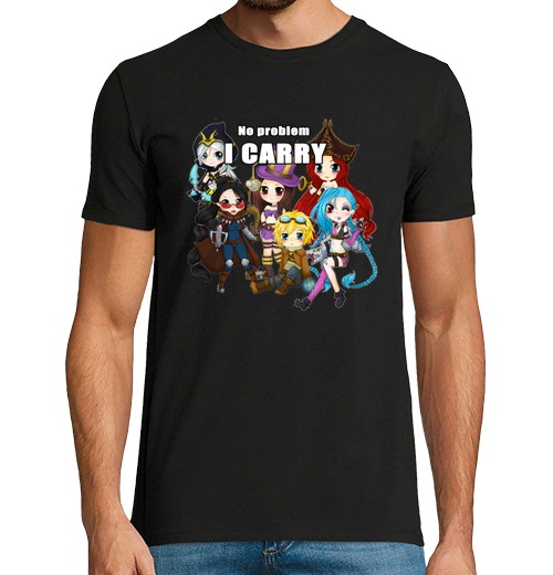 Camiseta Hombre Manga Corta No problem I carry - League of - latostadora.com - Modalova