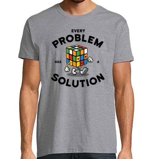 Camiseta Hombre Manga Corta Every problem has a solution - latostadora.com - Modalova