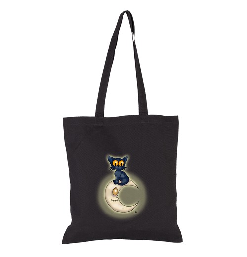 Bolsa De Tela Gato lunar laTostadora