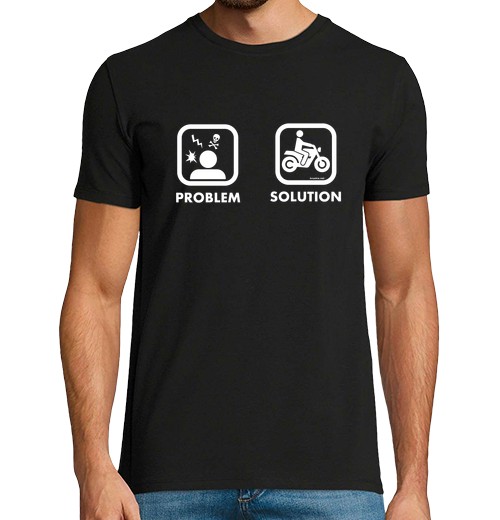 Camiseta Hombre Manga Corta Problem Solution Ride laTostadora - latostadora.com - Modalova
