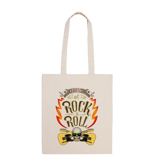 Bolsa De Tela Larga vida al rock and roll laTostadora