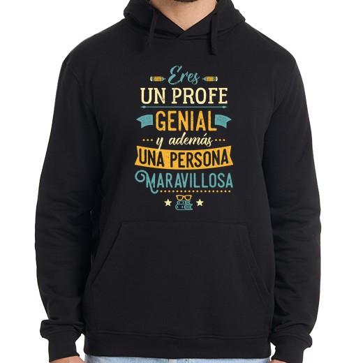 Sudadera Con Capucha Para Hombre Profe genial laTostadora - latostadora.com - Modalova