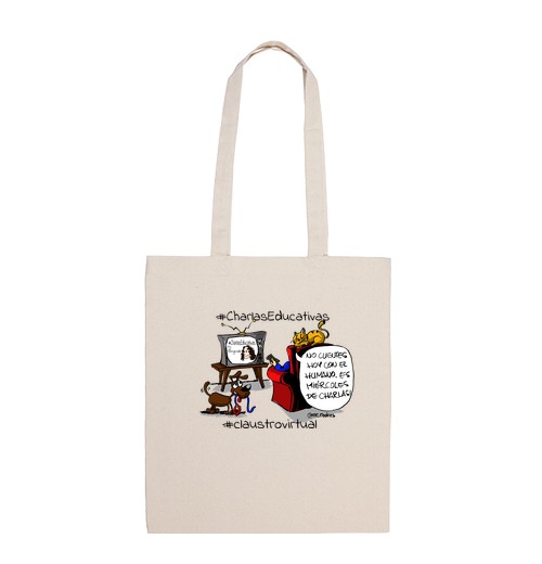 Bolsa De Tela Charlas sofá negro laTostadora