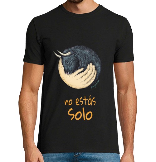 T-Shirt Uomo Manica Corta Non Sei Solo