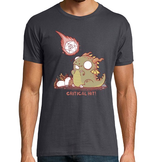 T-Shirt Uomo Manica Corta Colpo Critico-image