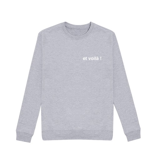 Sudadera Sin Capucha Unisex Sudadera sin capucha, gris vigoré laTostadora